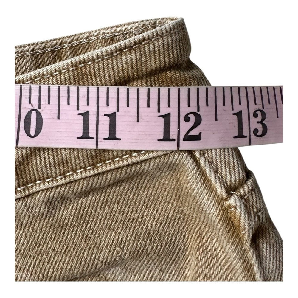 Reformation Jeans Cynthia High Rise Long Denim Almond Beige 24" x 28" inseam‎ - Picture 11 of 14